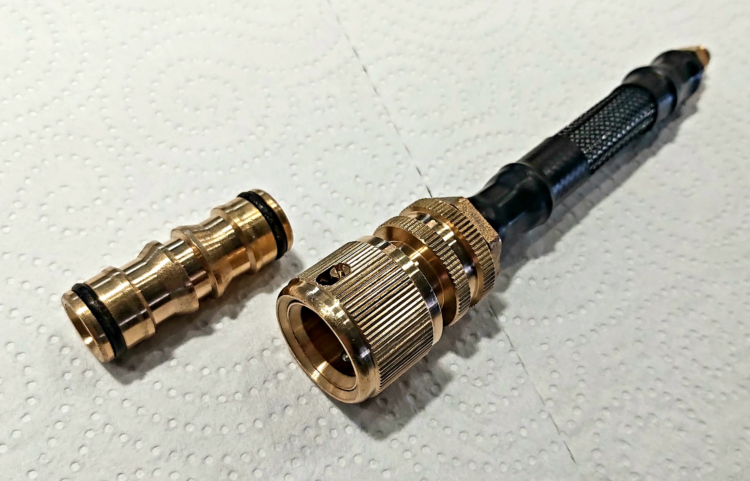 TWZ Injektor Adapter für Schnellkupplungen ( Gardena-Steck-System kompatibel )